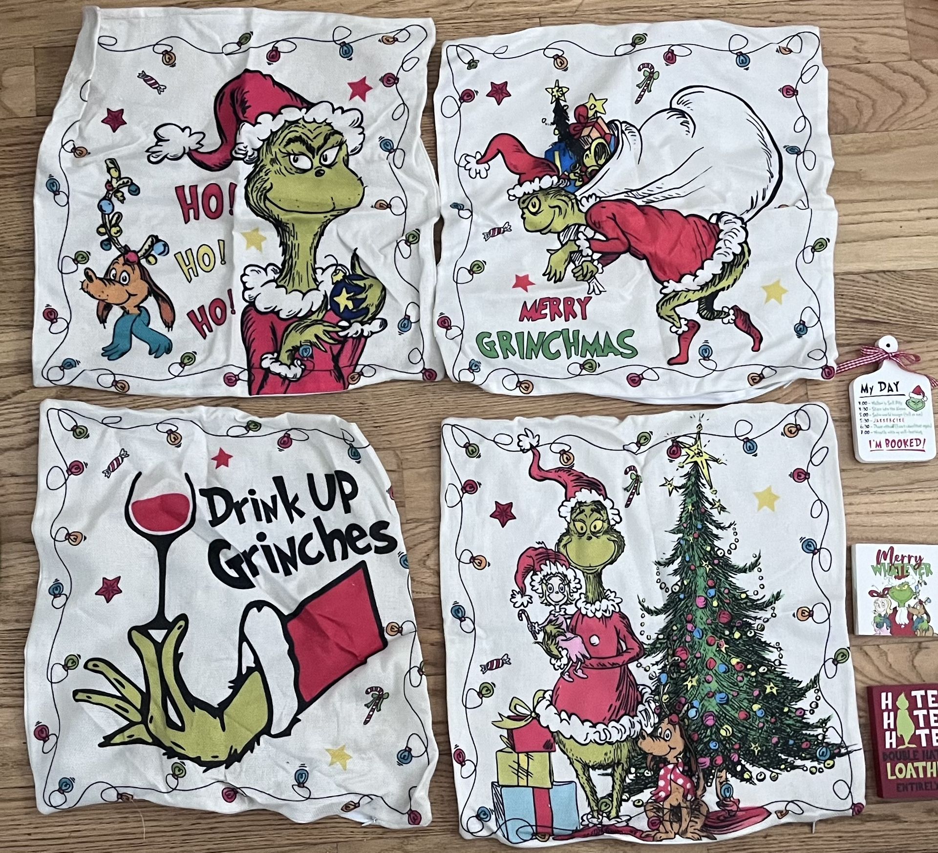Grinch Pillows Cover 