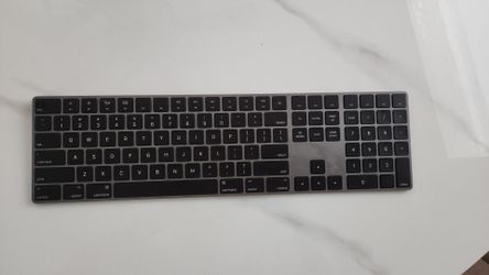Apple Magic Keyboard with Numeric Keypad - Space Gray (Model A1843) - Untested / As-Is