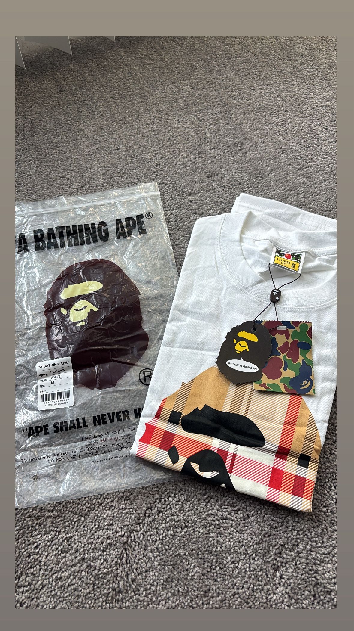 Bathing Ape Pattern T-Shirt