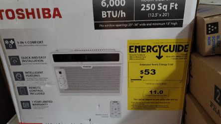 toshiba 6000 btu air conditioner