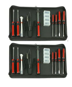 2X Tool Kit RTK-015 Computer Tool Kits for Network & PC Repair Kits YOU WILL RECEIVE 2 KITS All tools are demagnetized to prevent systems and Magnetic