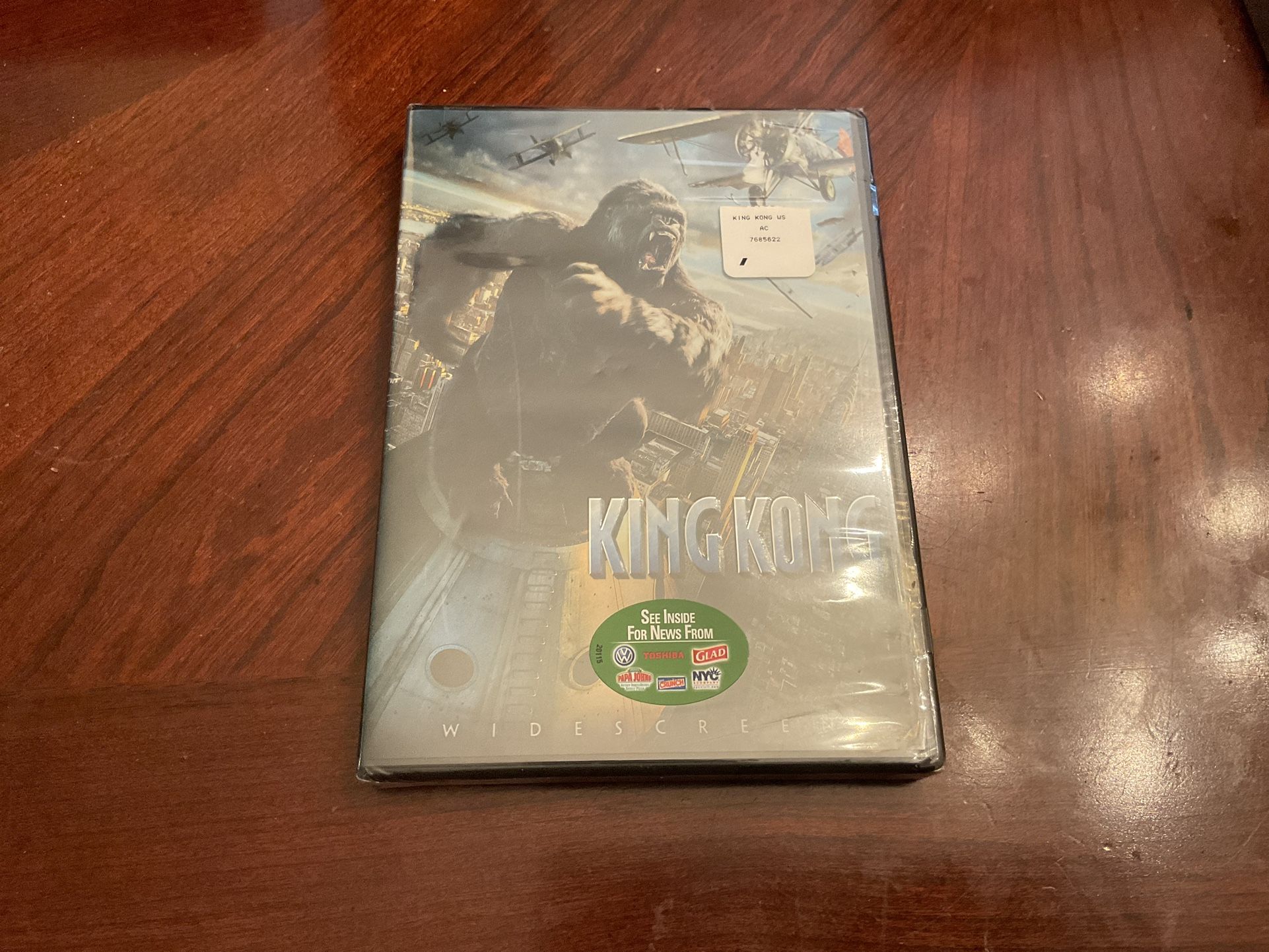 DVD-2006-KING KONG-NAOMI WATTS-JACK BLACK-ADRIEN BRODY-NEW, SEALED