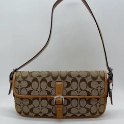 Coach Signature East West Shoulder Bag