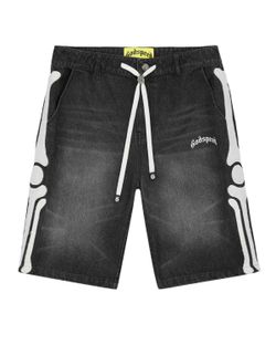 GODSPEED FEMUR DENIM SHORTS BLACK