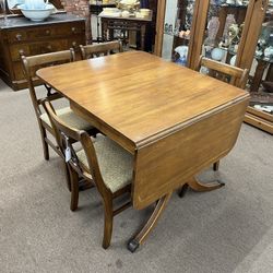 Vintage Duncan Fife Table and 4 Chairs