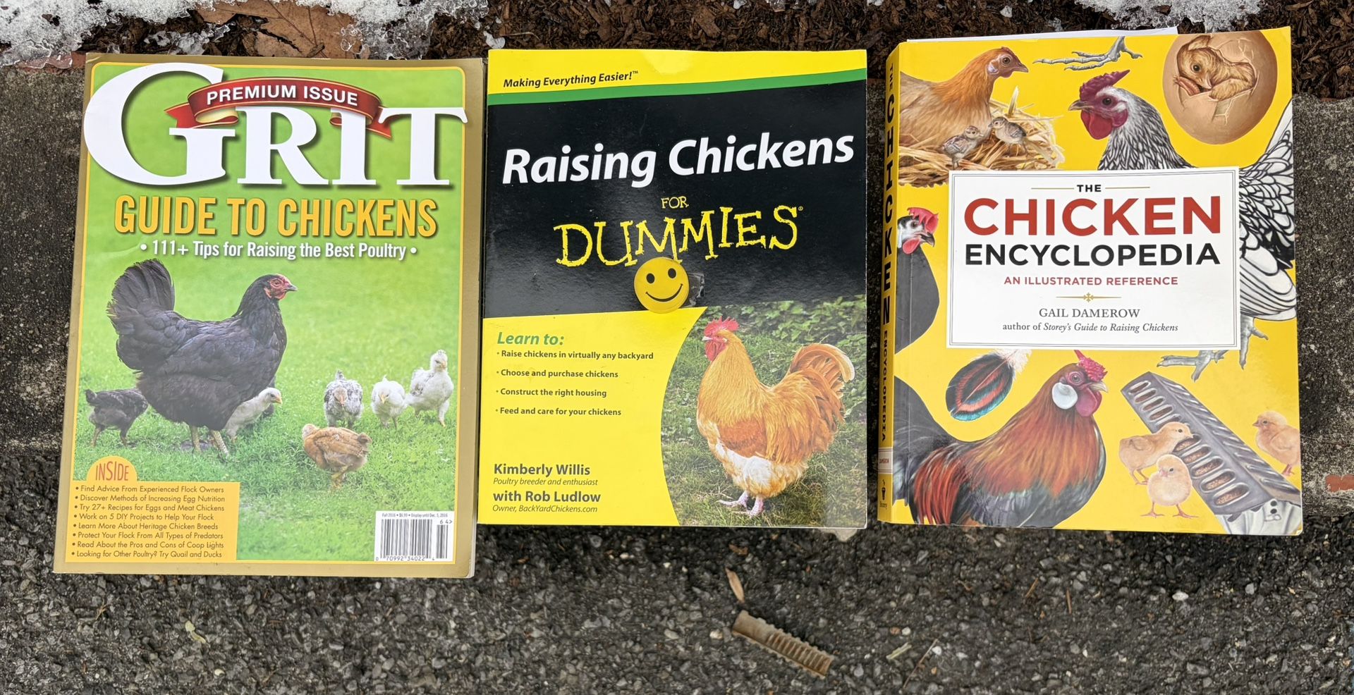 Chicken Encyclopedia, raising Chickens For Dummies, premium Issue Grit Magazine