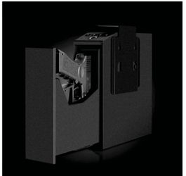 Biometric Hand Gun Safe for Pistol with Auto Sliding Door and Fingerprint, PIN Code, KEY Access