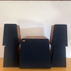 Vintage M&K Sound System – V-2B Subwoofer + (4) S-2B Speakers (Fully Working)