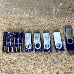 10 Usb Flash Drive  (8 gb each) New