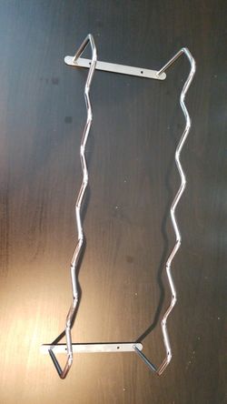 Under cabinet wine rack