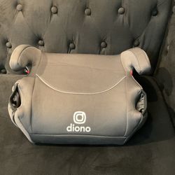 Diono Solana Backless Booster Car Seat - Used Like New (Charcoal Gray)