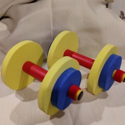 Peachtree Child Dumbbell Toy Set
