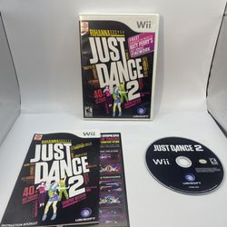 Just Dance 2 (Nintendo Wii, 2010) CIB Rasputin, Complete With Manual And Inserts