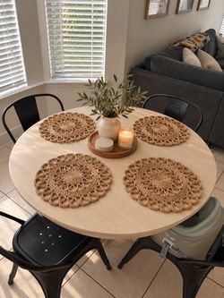 Set of 4 Boho Woven Placemats - pick up at 8023 Huebner Rd