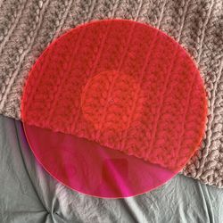 Pink Transparent Vinyl Slipmat