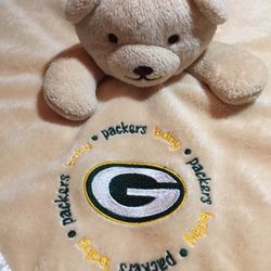 Green Bay Packers Bear Security Blanket Plush