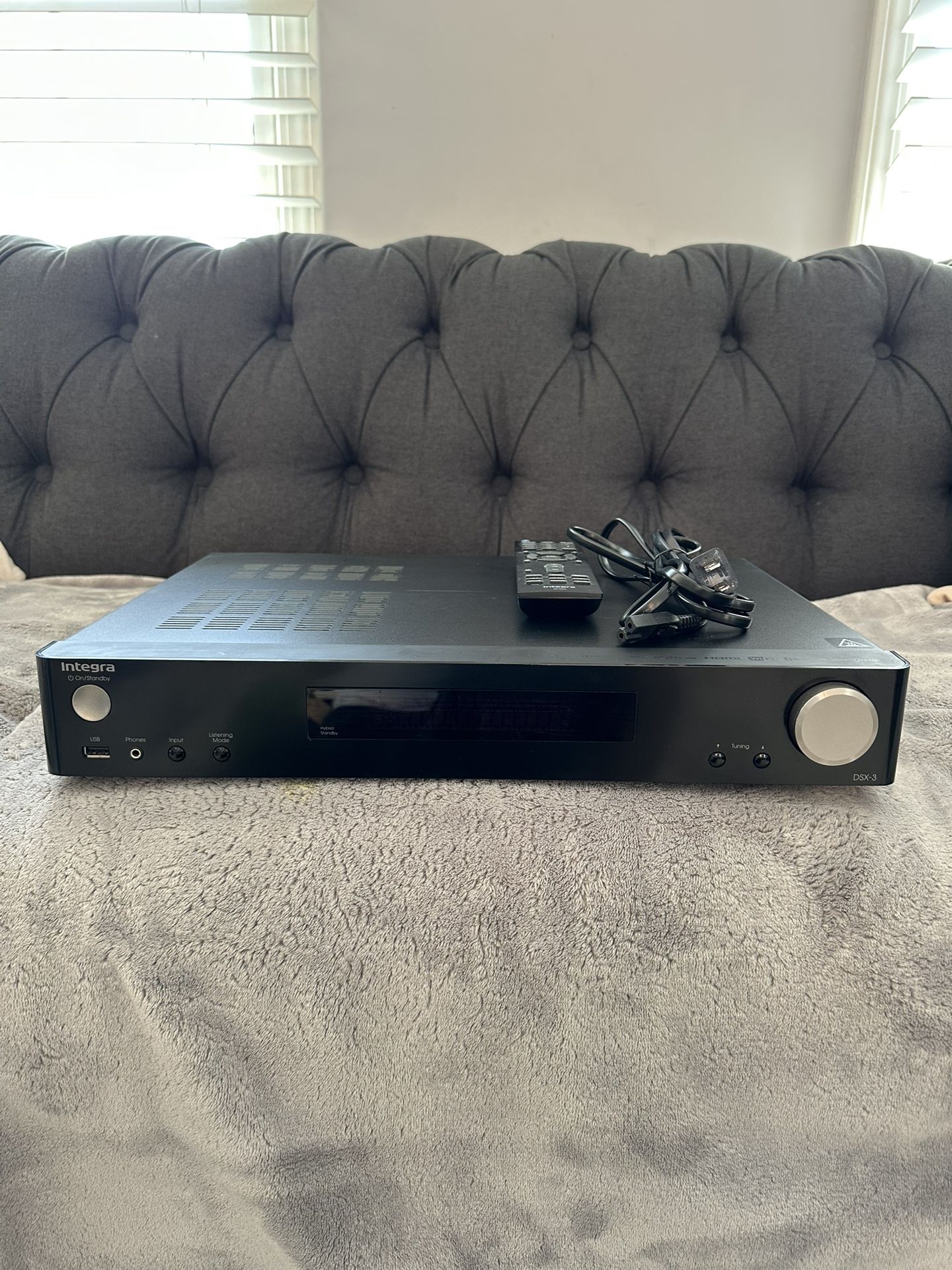 Integra DSX-3 5.1 Channel Slimline Home Theater Receiver Wi-Fi Bluetooth