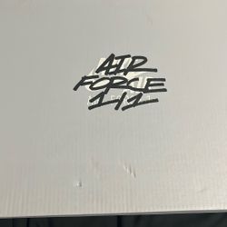 Nike AF1/1 Black-Chile Red size 9