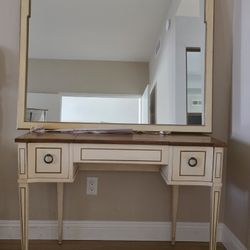 Early 1960s Vanity & Mirror