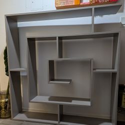 Spiral bookshelf (gray)