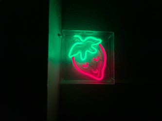 Strawberry Neon Light