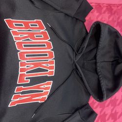Brooklyn graphic pullover hoodie.