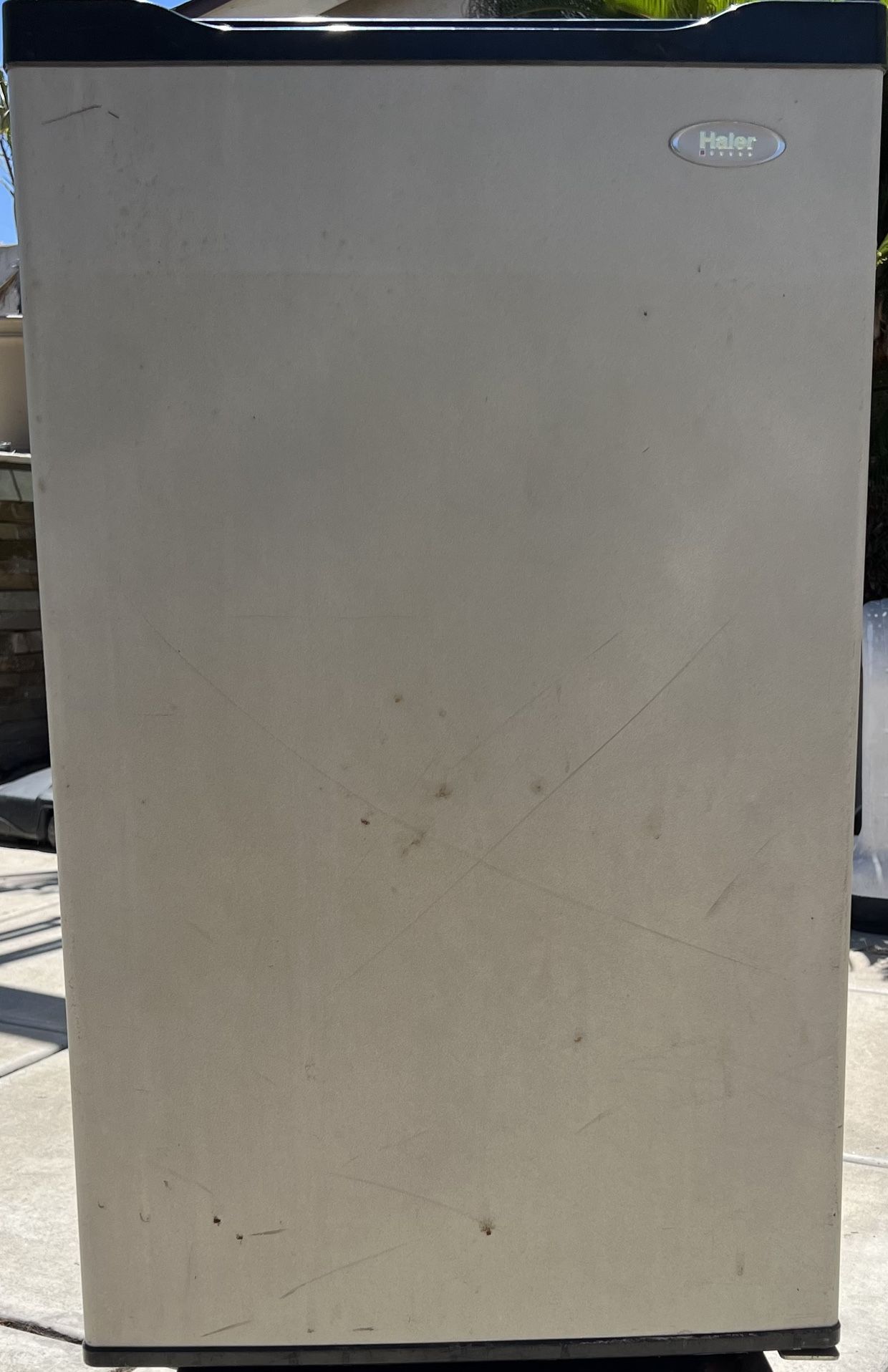 Haier Silver Mini Refrigerator