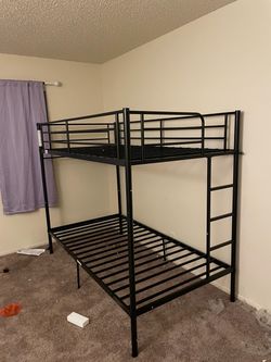 Twin over twin bunk bed with trundle
