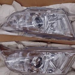 11-13 Toyota Highlander Headlights Luces Micas Faros