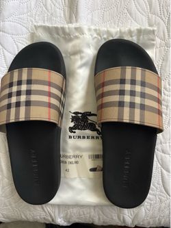 Burberry slides