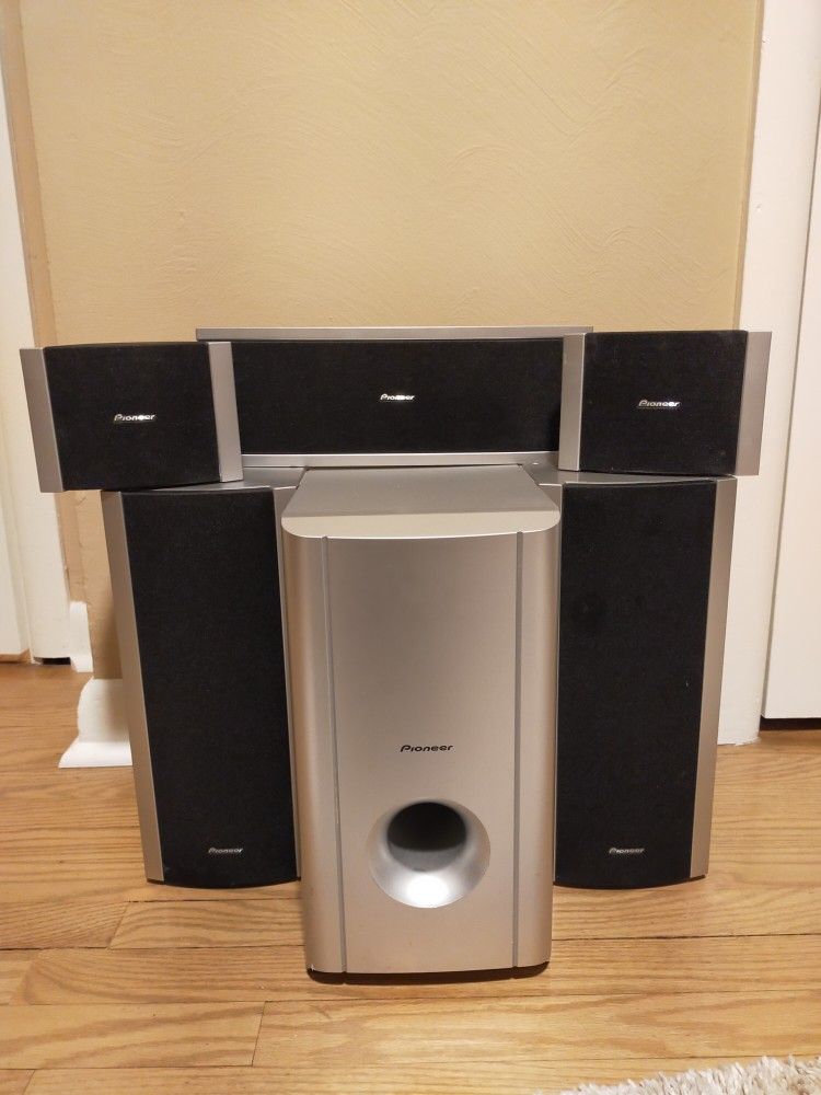Pioneer S-HTD540 Maximum Power 100W Surround Sound Speaker Set (6)