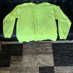 Work Shirts Size  XL (2) Fluorescent Long Sleeve (10) Fluorescent Short Sleeve (6) Orange Short Sleeve (10 Orange Long Sleeve $7 Long $5 Short