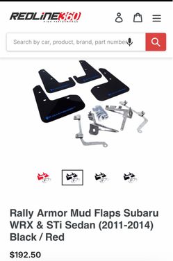 Rally armor mud flaps WRX  11-15