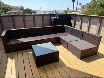 Rattan Patio Sectional