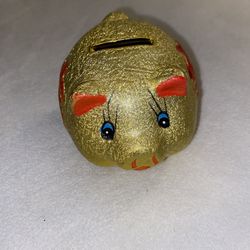 Asian Gold Piggy Bank Lucky New  B098