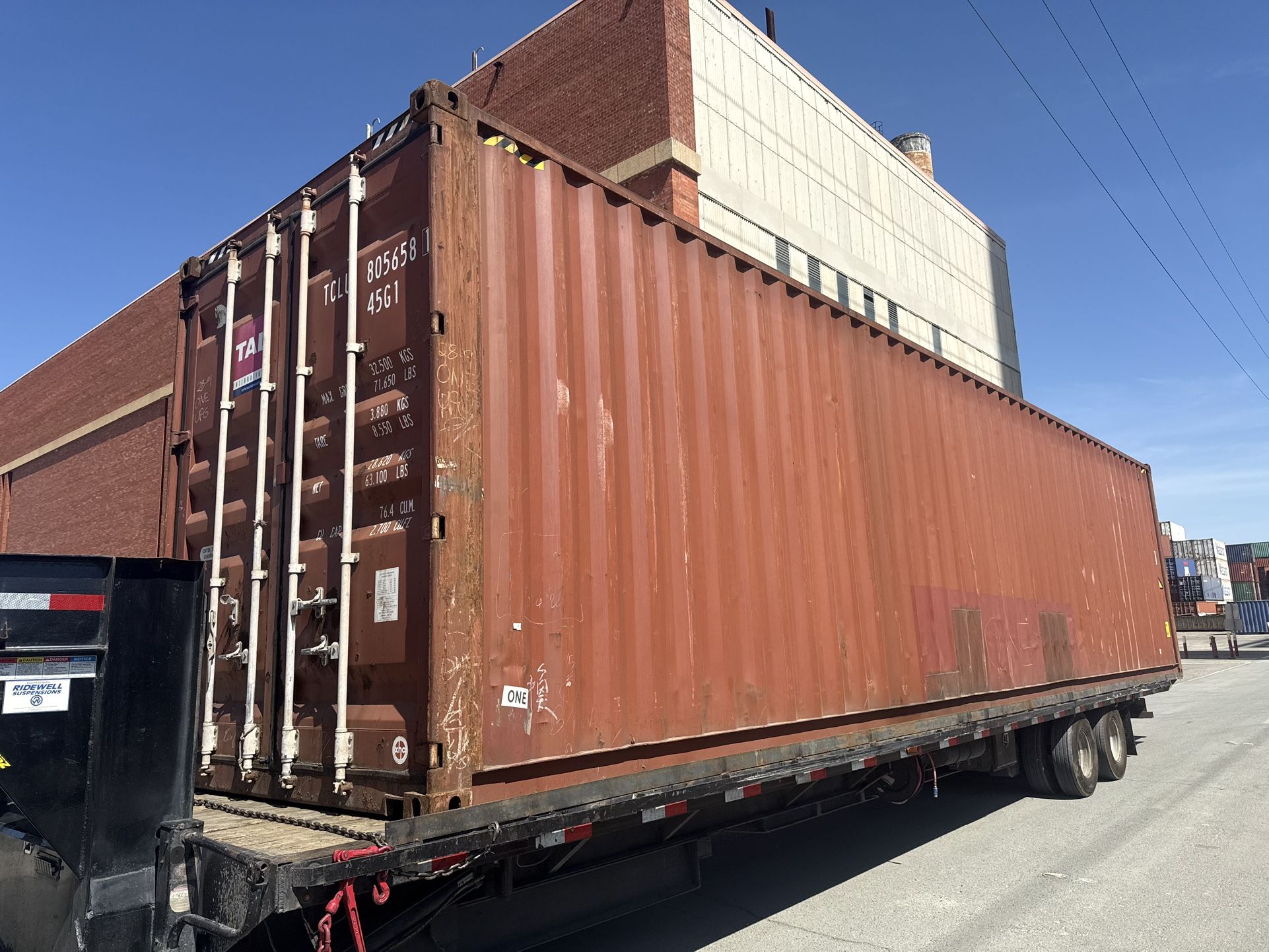 Good Condition! β
40ft High Cube Used Storage Container