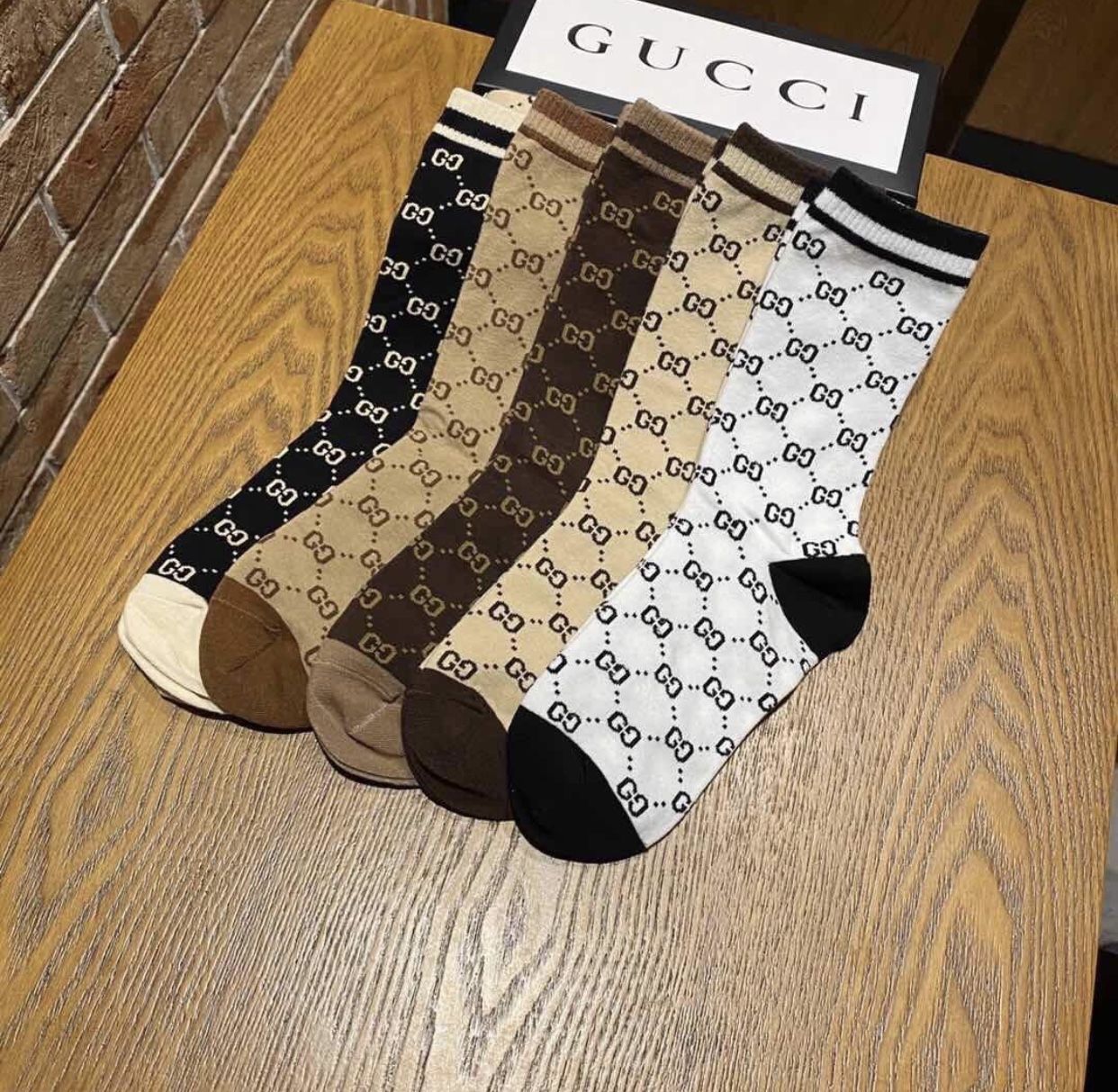 Gucci Socks (5 Pairs)
