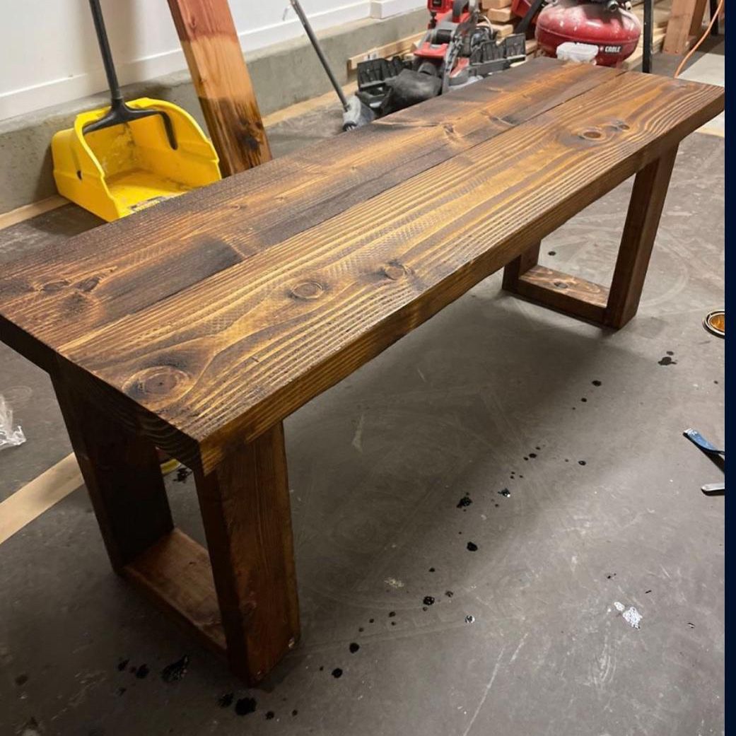 Wood Bench