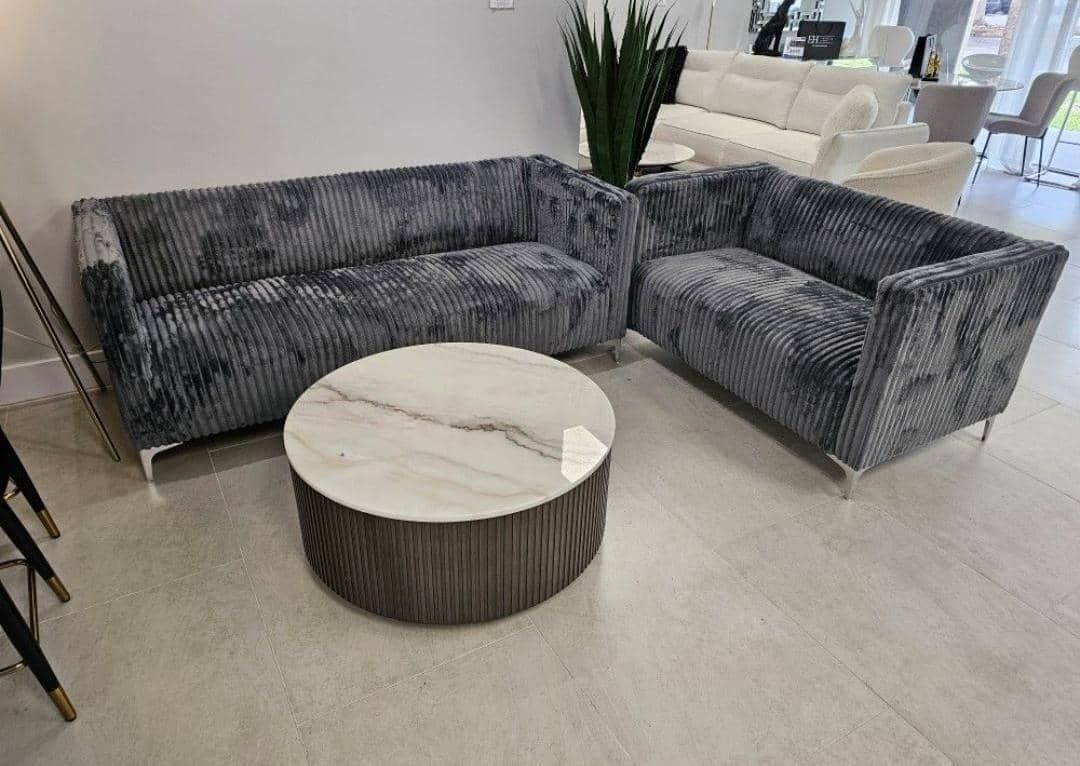 For Sale. NEW Velvet Corduroy Sofa and Loveseat. Ask for Price!!