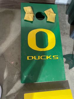 Oregon Ducks Corn Hole Game