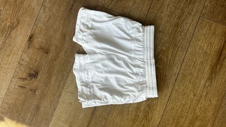 White Nike shorts youth xs and s