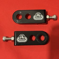 SE Bikes Racing Single-Bolt Black Chain Tensioners