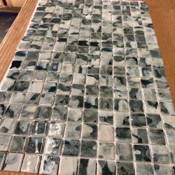 Spanish Glass Mosaic 1x1, 98% Recycled Glass 