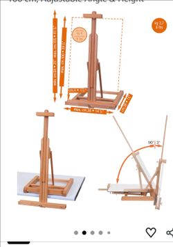 Mabef M/31 Adjustable Beech-Wood Table Easel