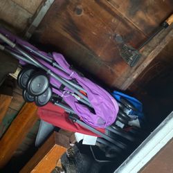 Baby stroller purple