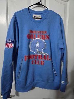 Houston Oilers Mens L Starter Pullover Sweatshirt $90 Retail