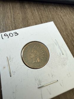 1903 Indian head penny(off center error)