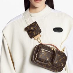 Louis Vuitton utility bag monogram print