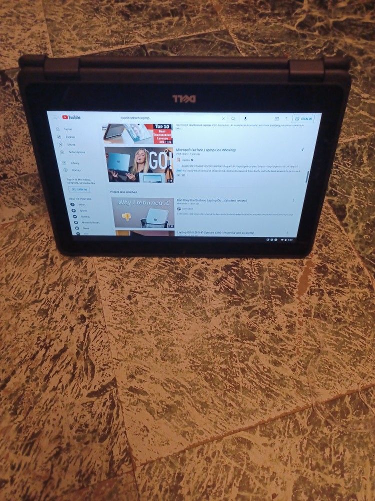 Dell Chrome Book 12.5 Inches Touch Screen