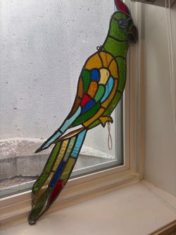 Stained Glass Parrot
